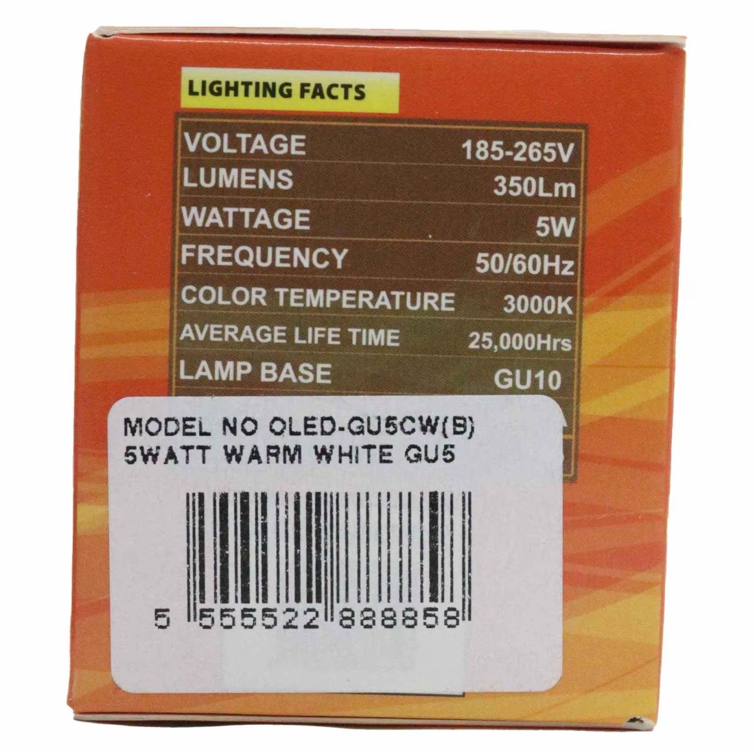 أوشتراكو مصباح LED 5 واط GU10