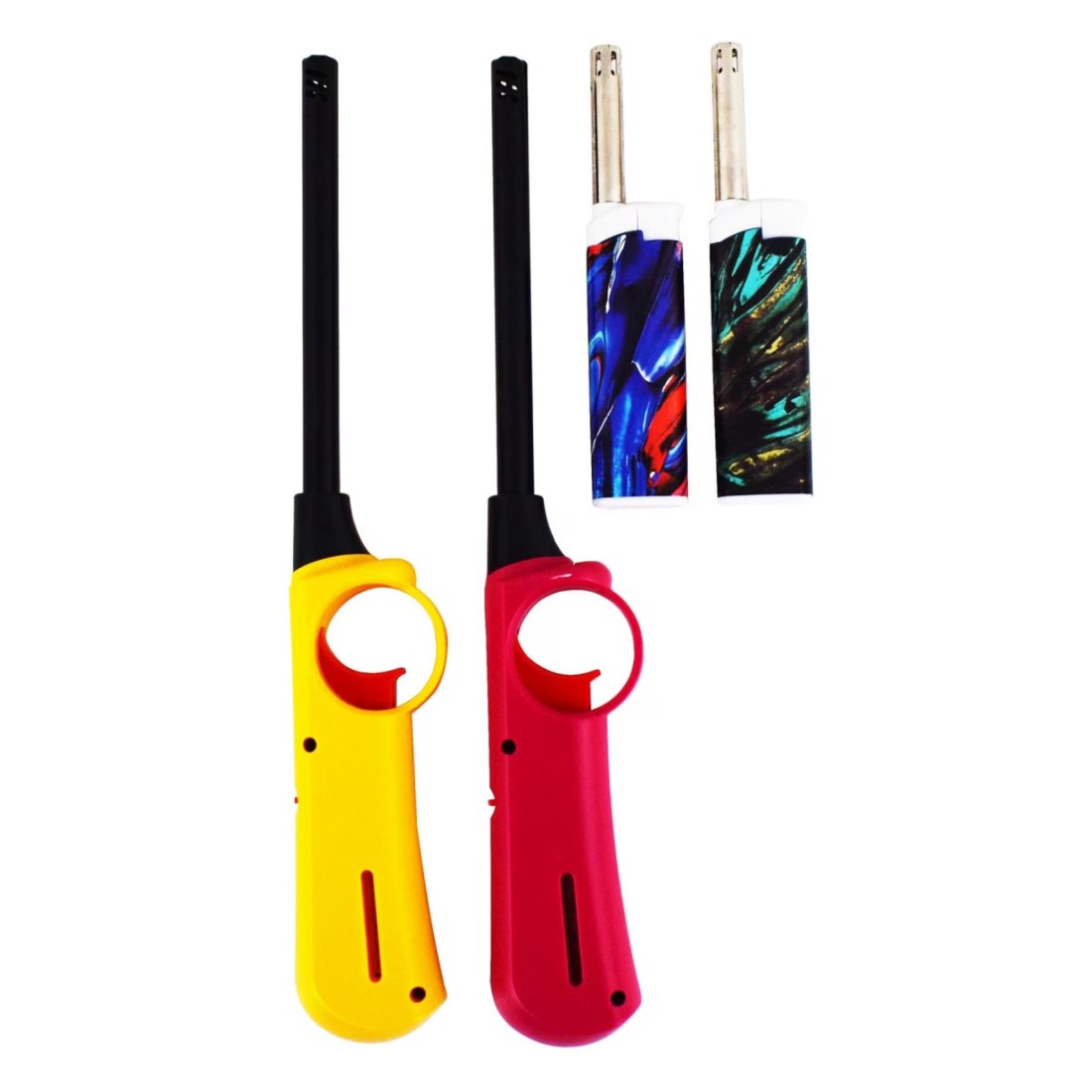 Windcera Blazer Refillable Lighter Set Multicolour 4 PCS