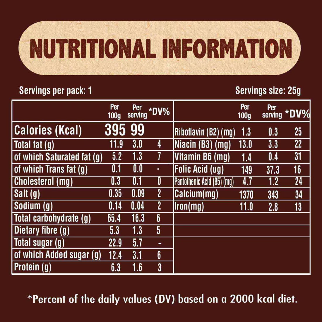Nestle Chocapic Chocolate Cereals Bar, 25g