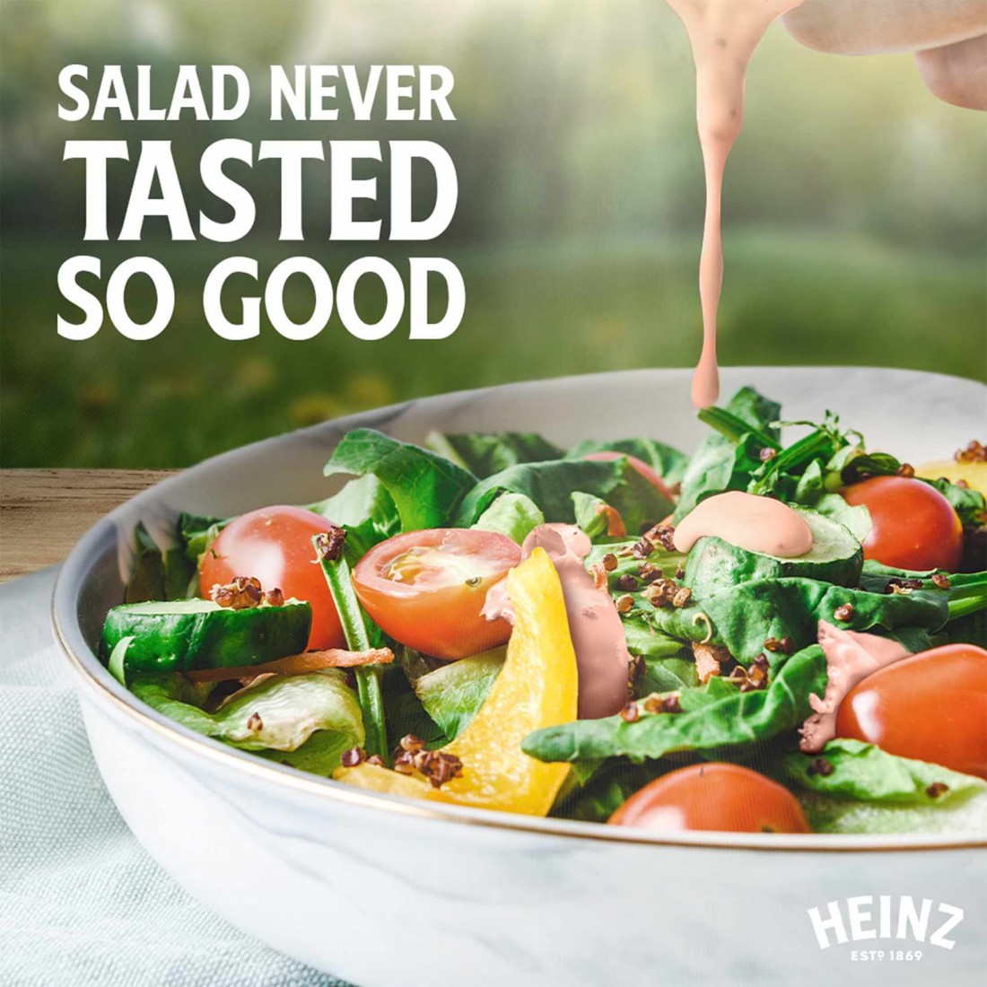 Heinz Thousand Island Dressing Top Down Sqeezy Bottle 400ml