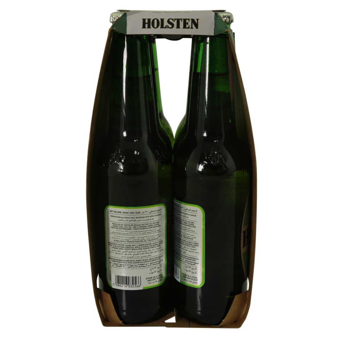 Holsten Apple Flavoured Non-Alcoholic Malt Beverage 330ml Pack of 6