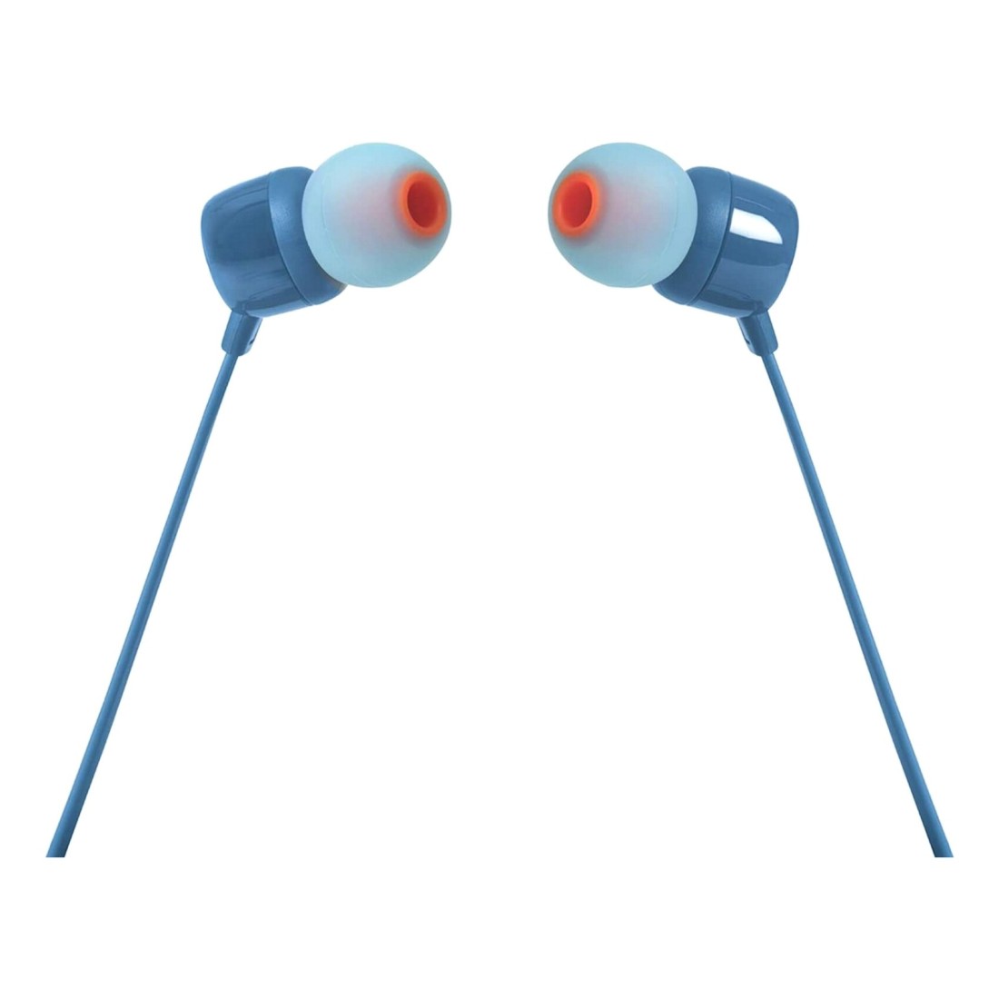 JBL Tune 110 Headphones Wired In-Ear Deep And Powerful Pure Bass Sound Blue