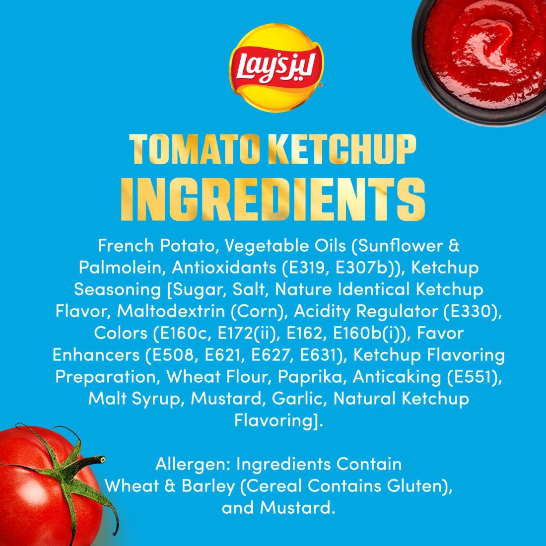 Lay&rsquo;s Tomato Ketchup Potato Chips 21g