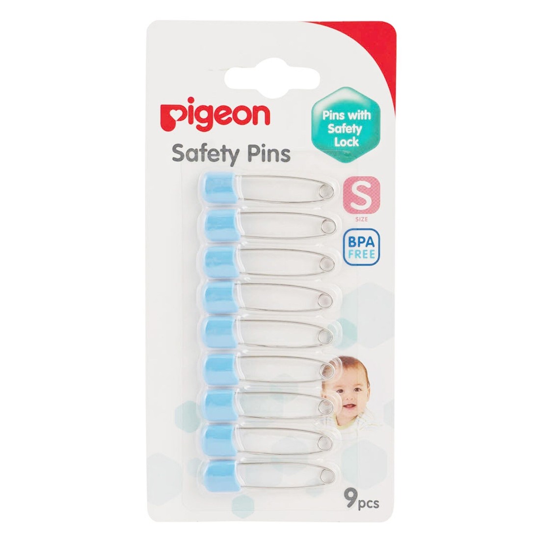 Pigeon Safety Pins K882 Small 9 PCS