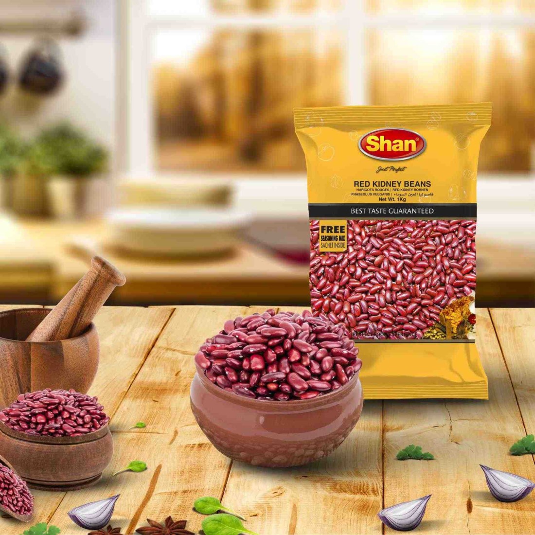 Shan Red Kidney Beans (Rajma), 1kg