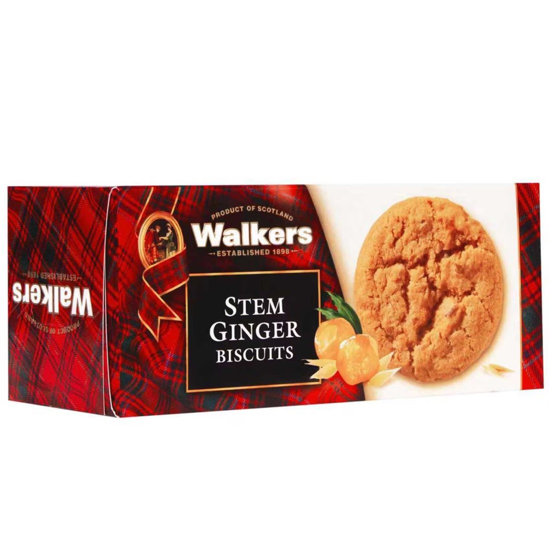 Walker&#39;s Stem Ginger Biscuits, 150g