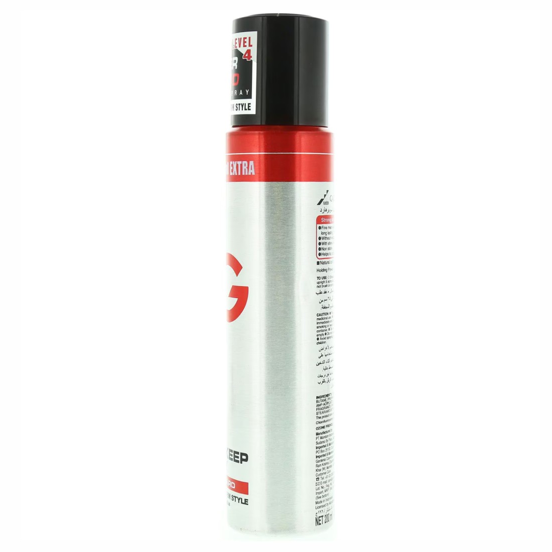 Gatsby Level 4 Super Hard Set And Keep Hair Spray Clear 250ml
