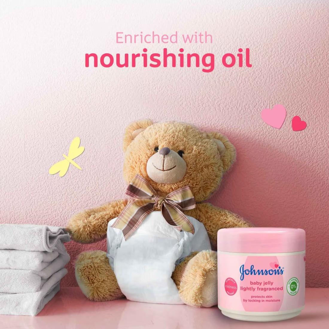 Johnson&#39;s Baby Jelly Lightly Fragranced 100ml
