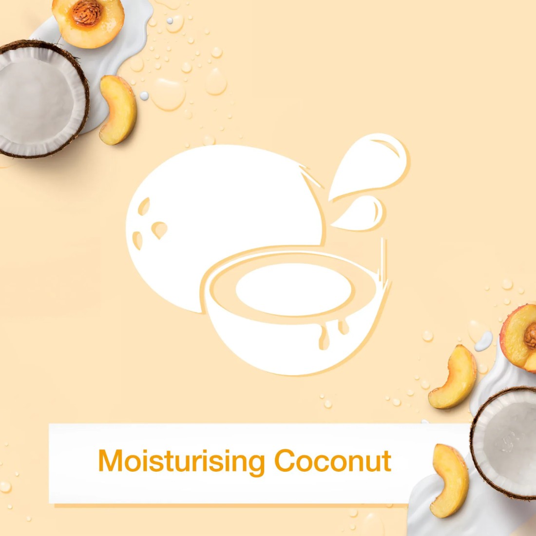 Johnson&#39;s Vita-Rich Smoothies Indulging With Yogurt Peach And Coconut Body Wash 250ml