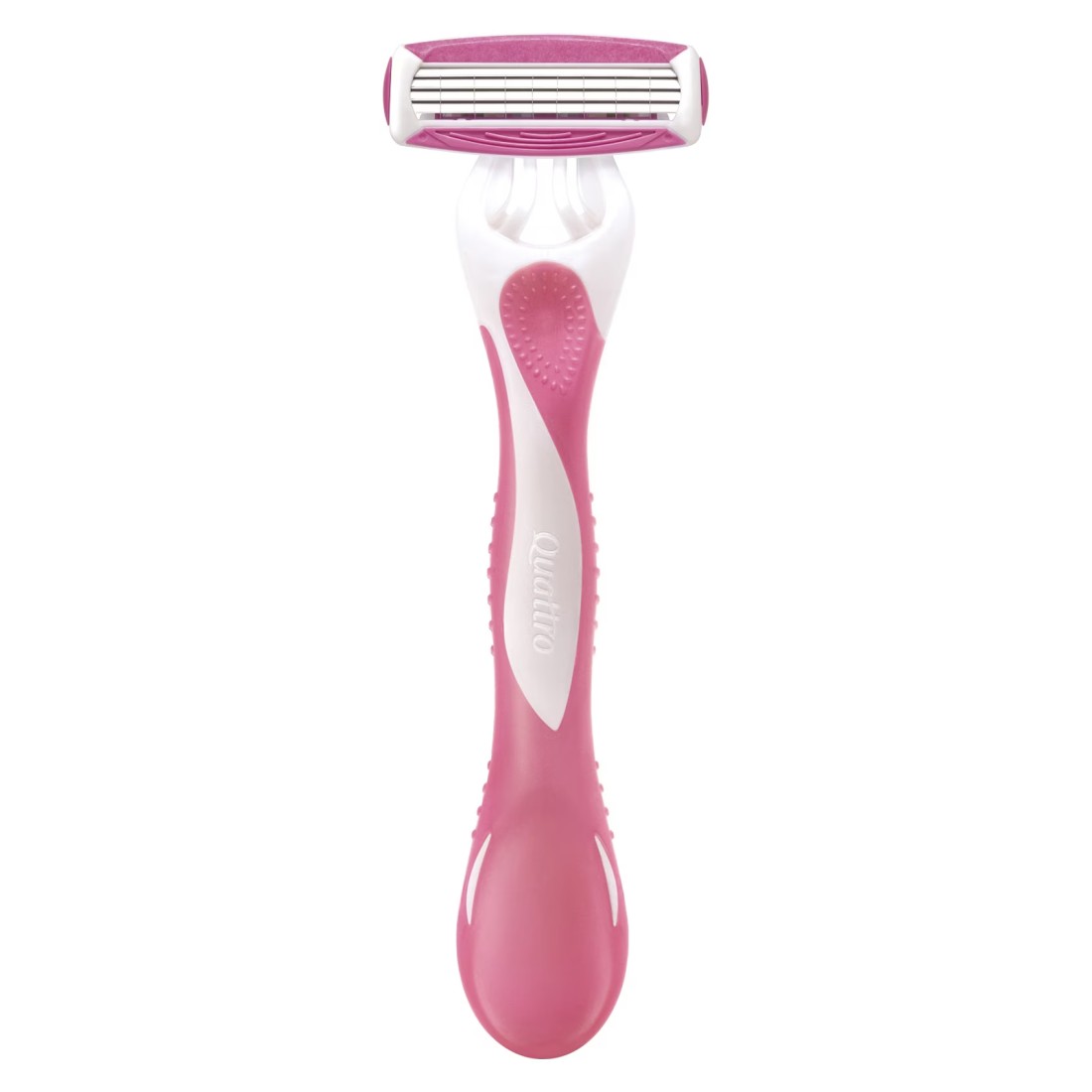 Schick Quattro Women Disposable Razor With Cartridge Multicolour 3 PCS