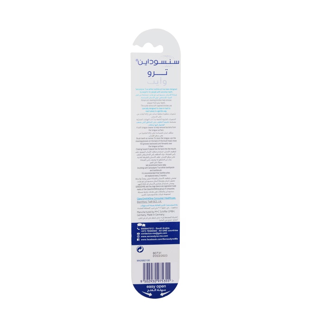 Sensodyne True White Toothbrush White