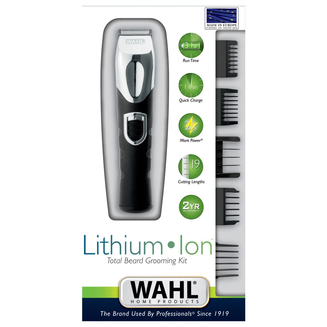 Wahl Total Beard Grooming Kit 1050-0410 Black