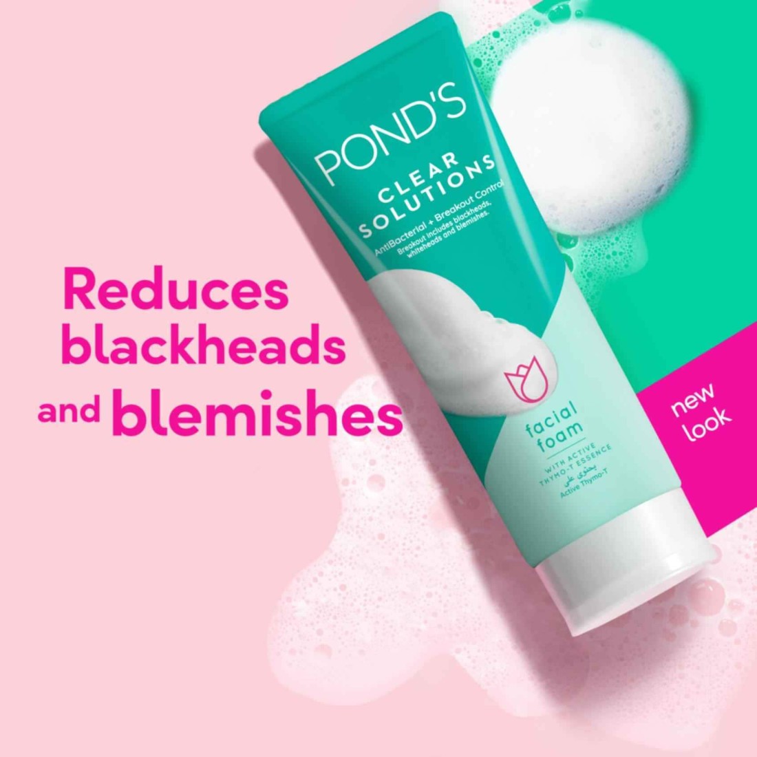 Pond&#39;s Facial Foam Antibacterial + Breakout Control 100g