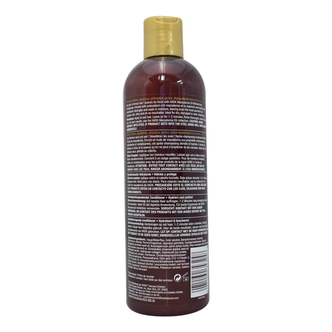 Hask Macadamia Oil Moisturizing Conditioner Red 355ml