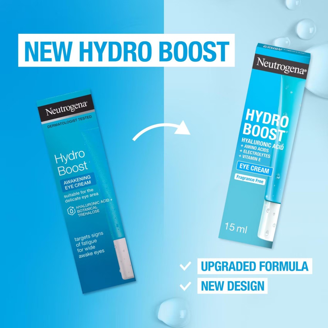 Neutrogena Eye Cream Gel Hydro Boost Refreshing 15ml