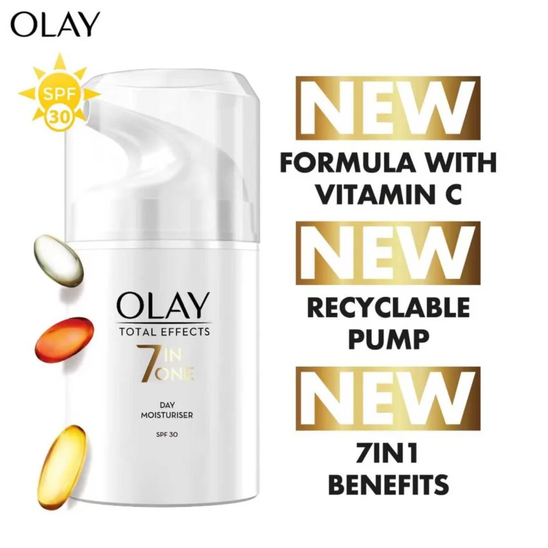 Olay Face Moisturizer Total Effects 7-in-1 Firming Night Cream With Vit B3 50g
