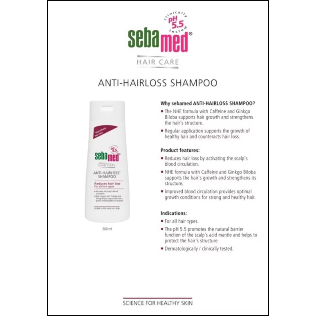 Sebamed Anti-Hairloss Shampoo 400ml