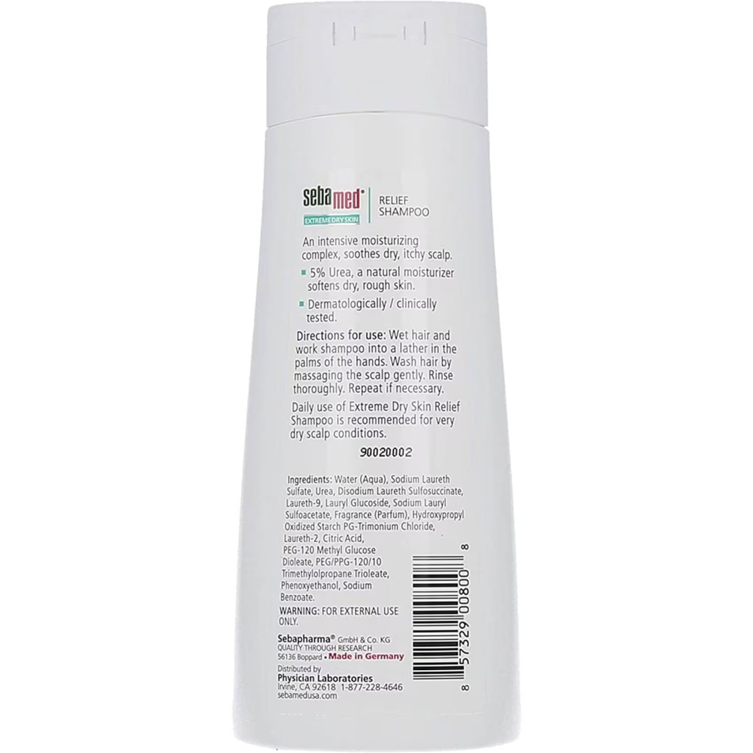 Sebamed Extreme Dry Skin Relief Shampoo White 200ml