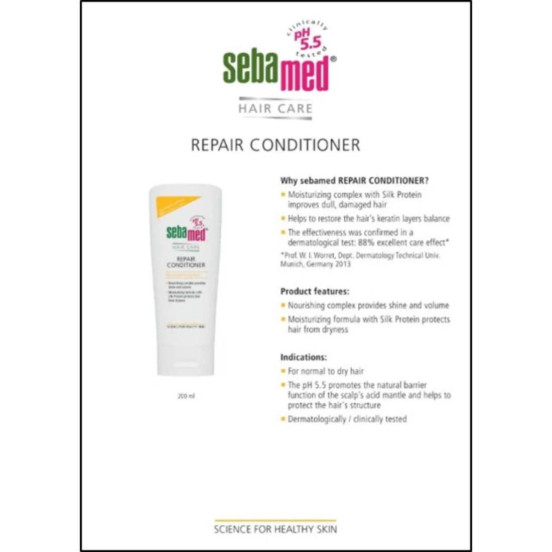Sebamed Hair Repair Conditioner White 200ml