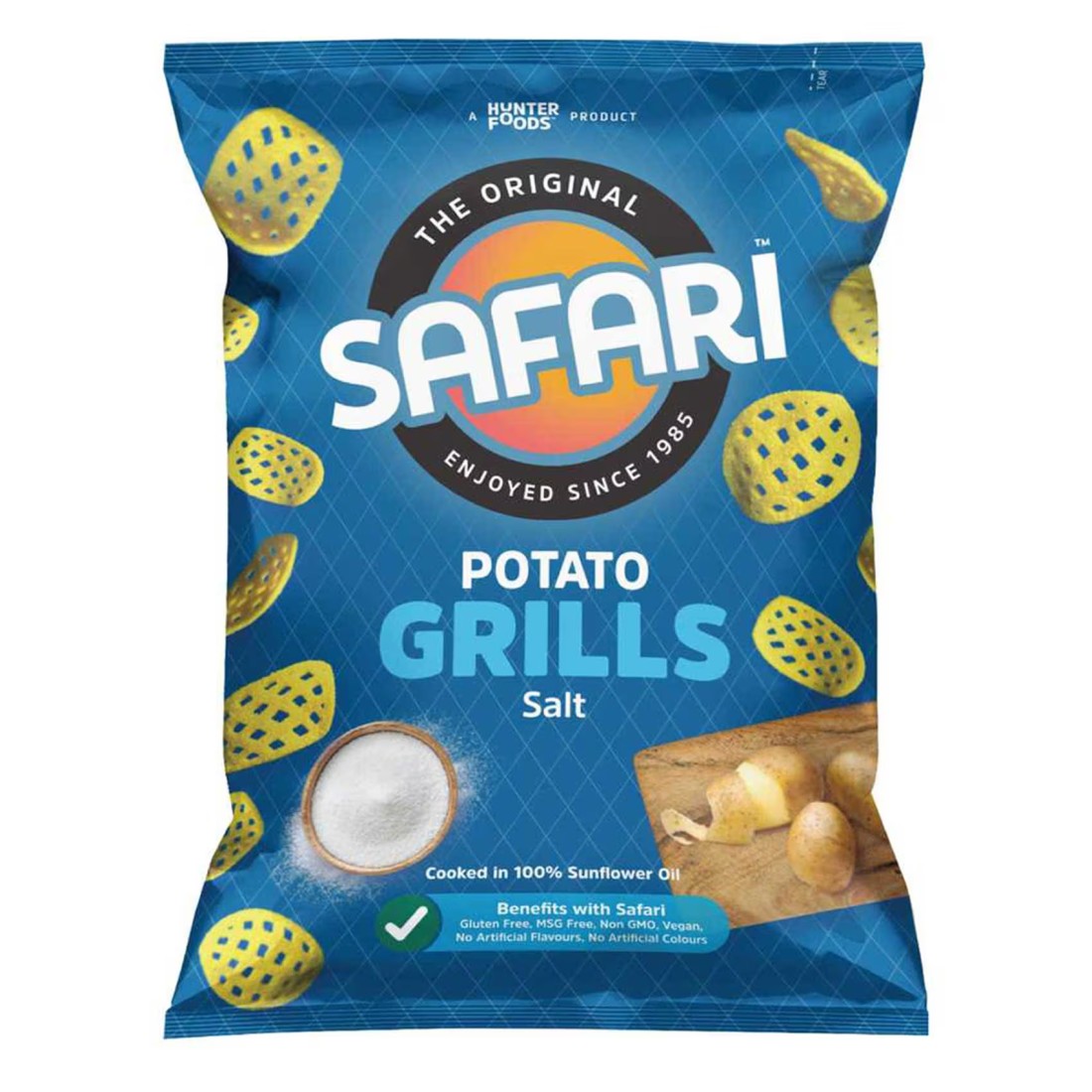 Safari Salted Potato Grills Chips, 60g