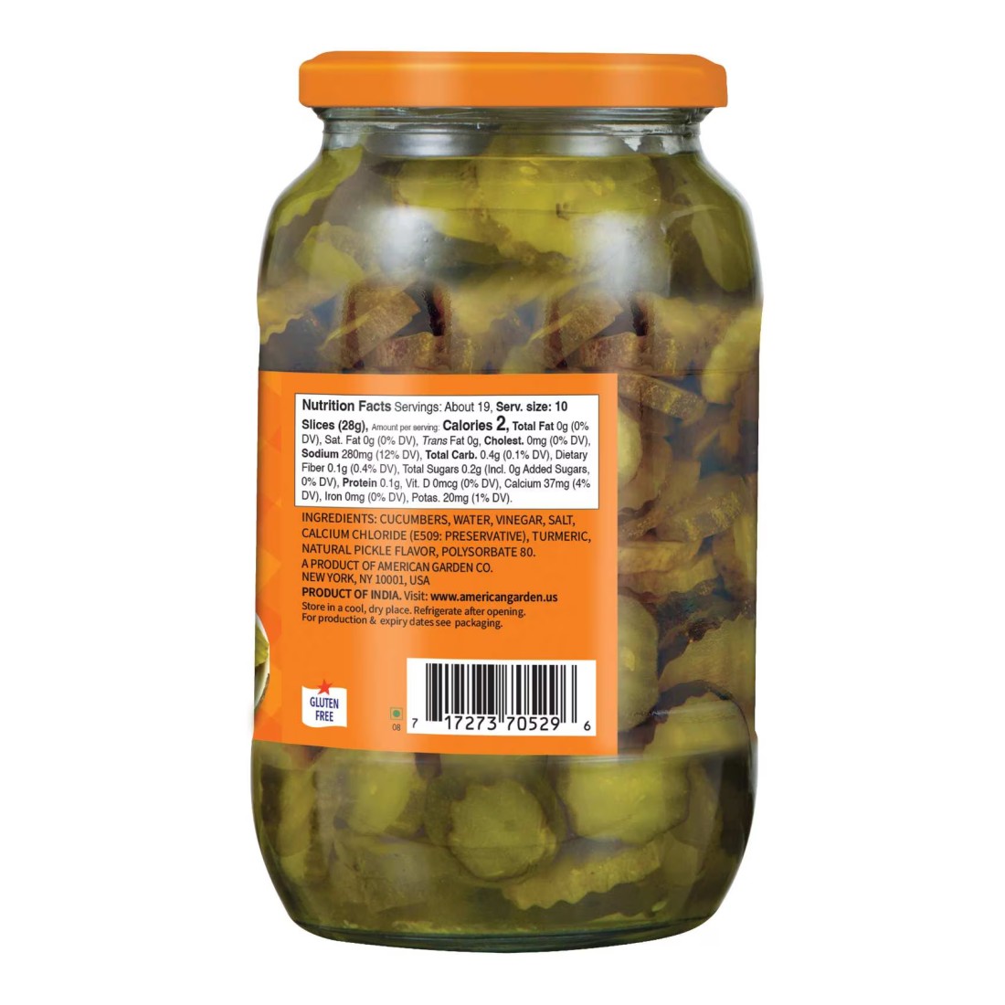 American Garden Dill Flavored Hamburger Pickle, 90.7g
