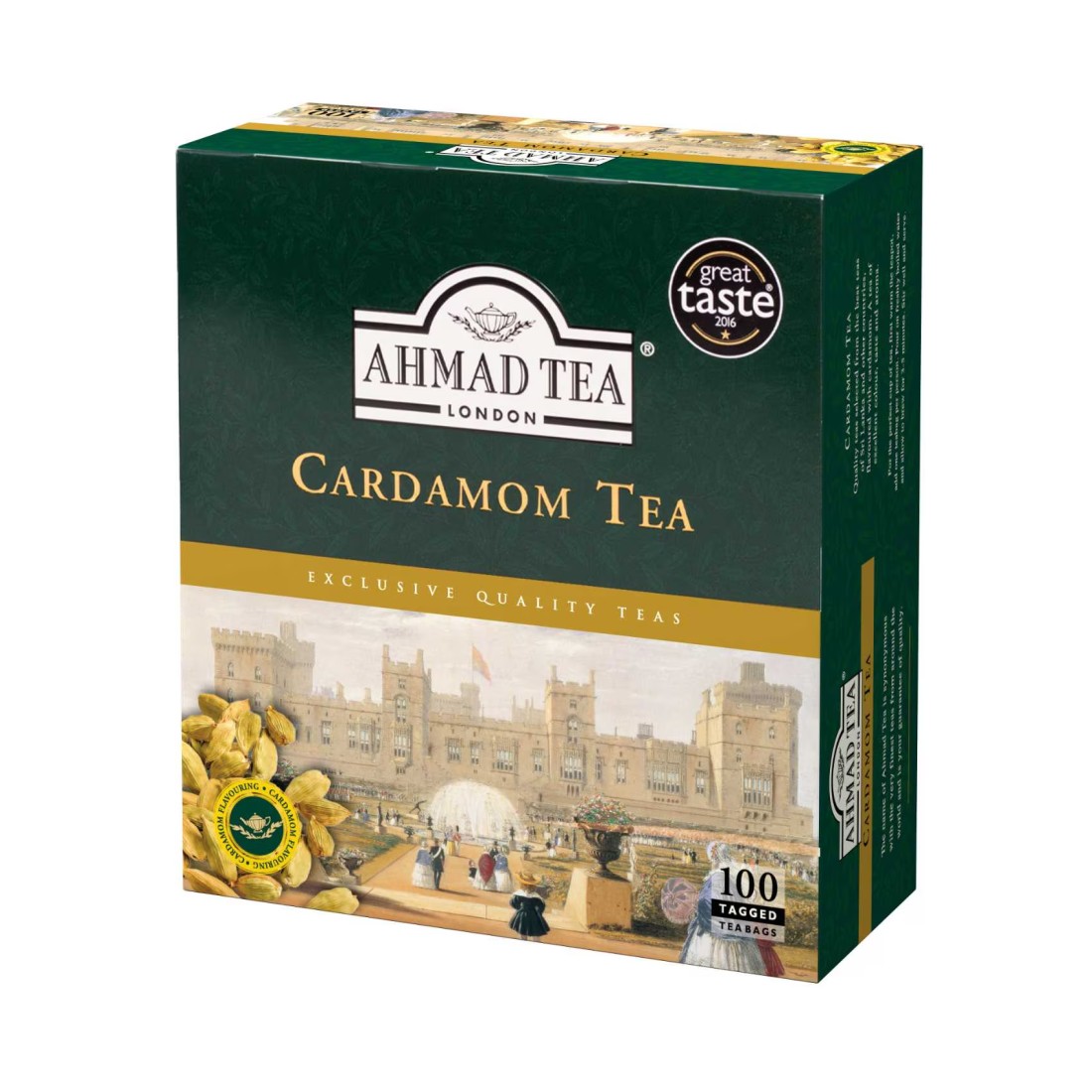 Ahmad Tea Cardamom Tea Tagged Tea Bags 100 Tea Bags
