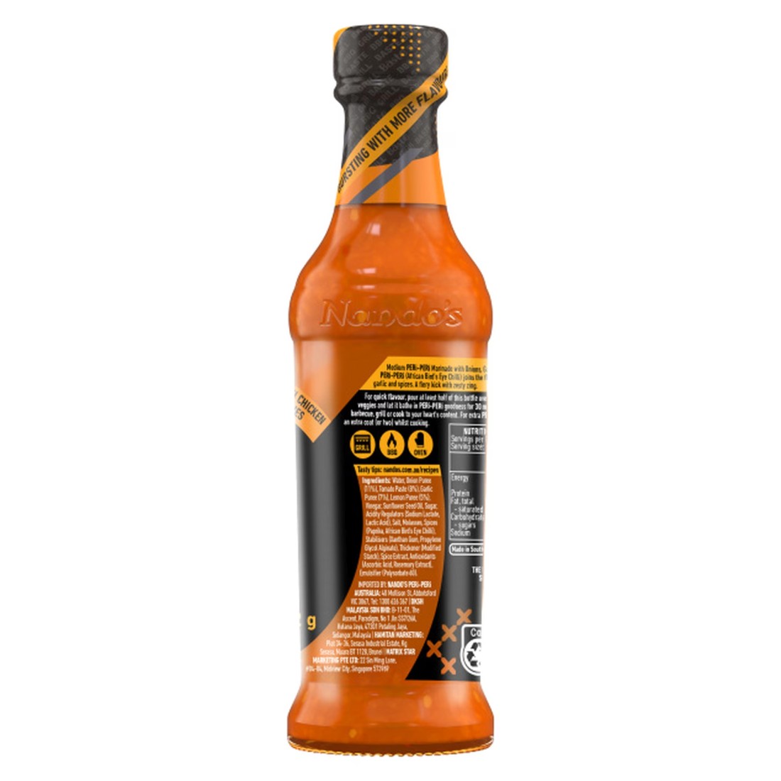 Nando&#39;s Quick Marinade Medium Peri-Peri Sauce, 262g