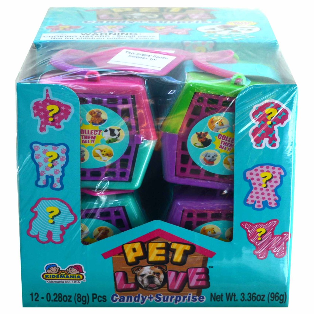 Kidsmania Pet Love Candy and Surprise Toy, 8g