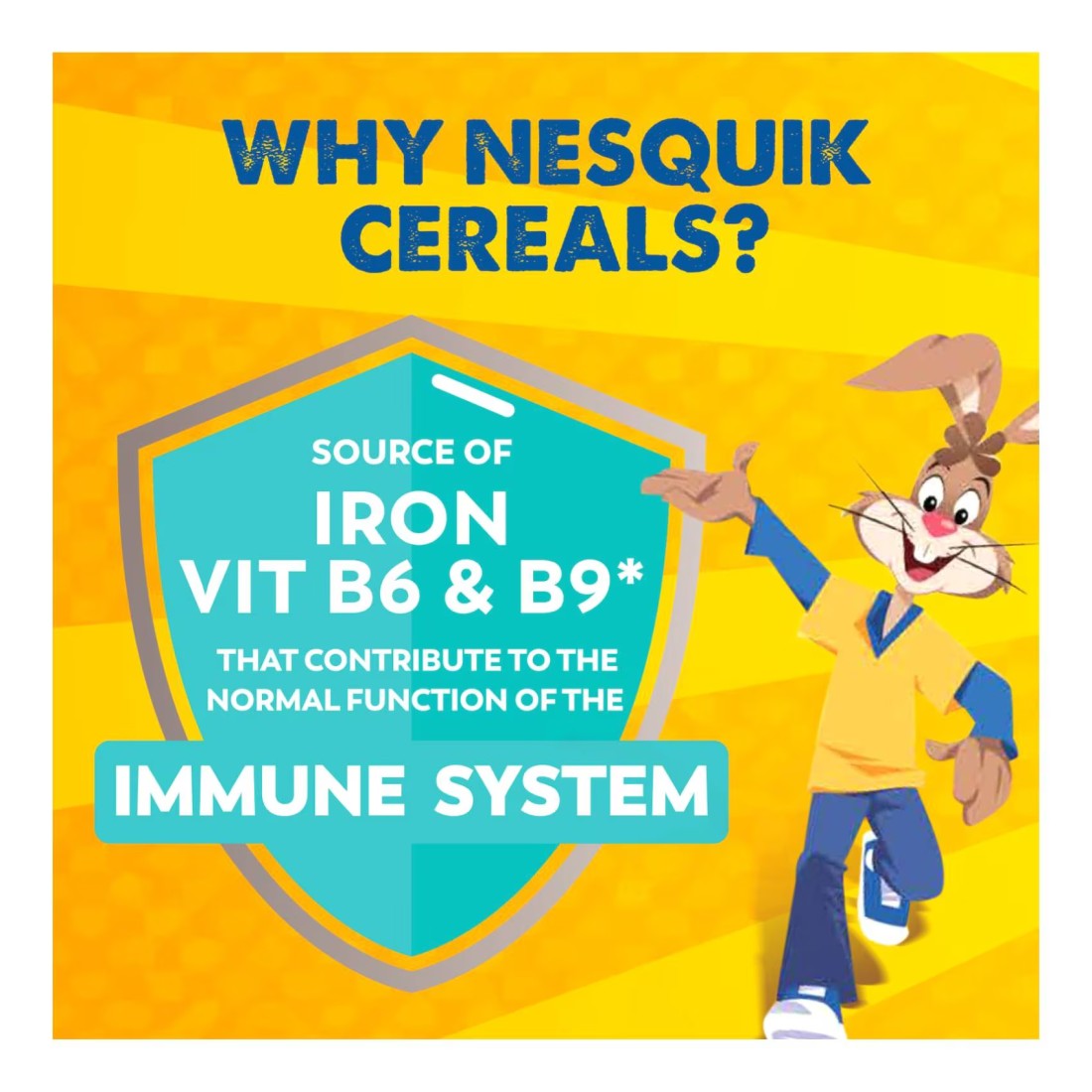 Nesquik Whole Grain Chocolate Cereal, 330g Pack of 2