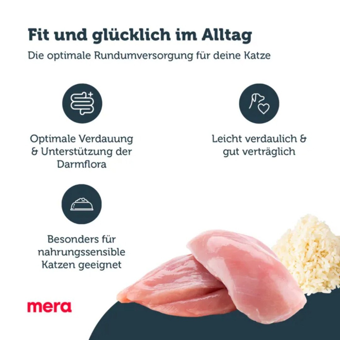 Mera Finest Fit Sensitive Stomach Wet Food &ndash; Premium Digestive Support for Cats 85 gm &times;12