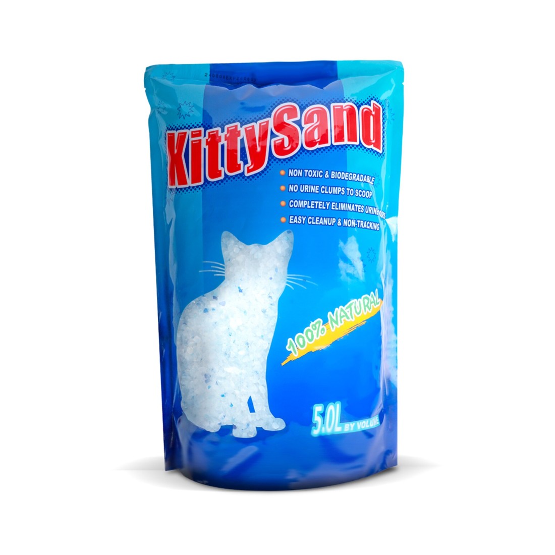 Bag of 3 - KittySand 100% Natural Silica Crystal Premium Quality Cat Litter 5L