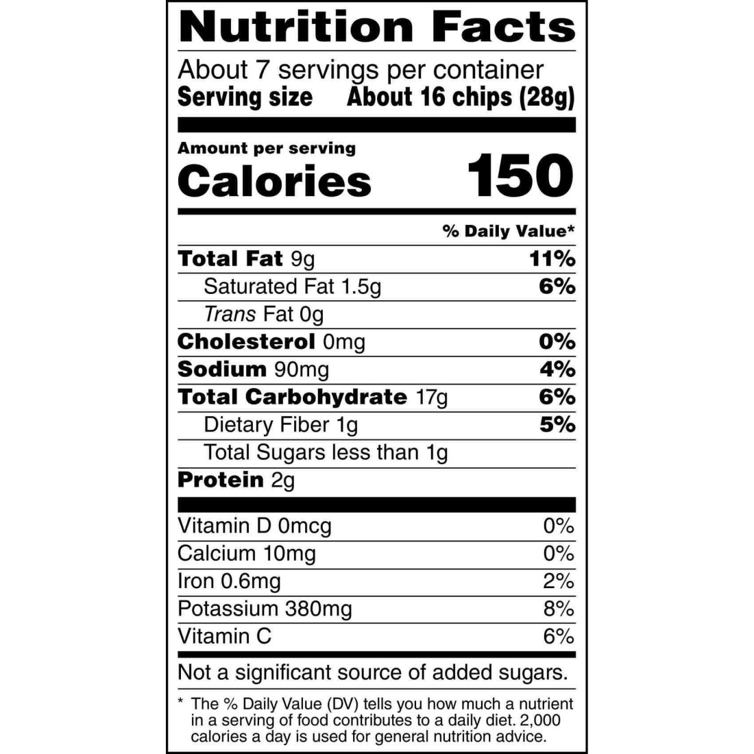 Lay&#39;s Kettle Cooked Original Potato Chips, 184.2g