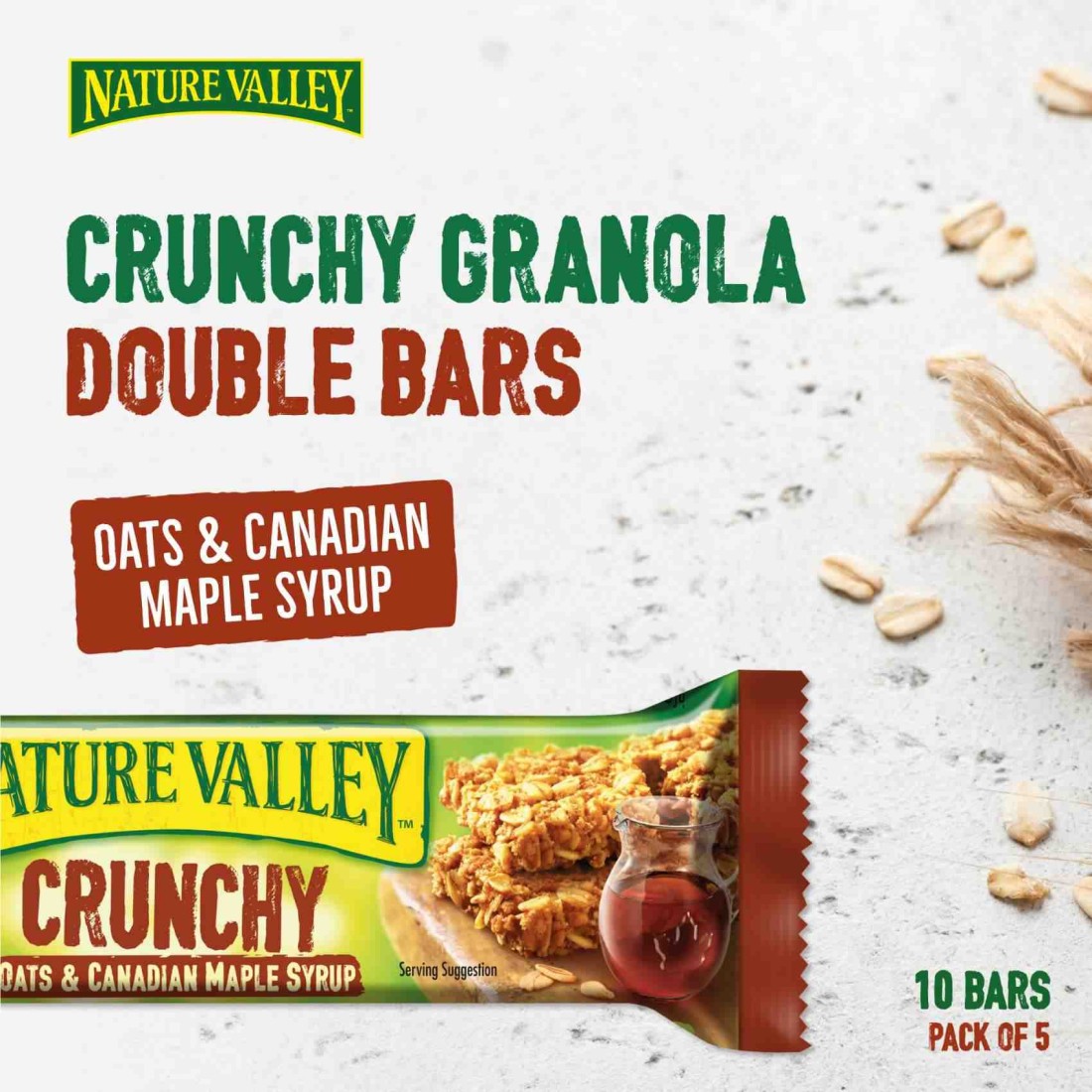 Nature Valley Canadian Maple Syrup Cereal Bars, 210g
