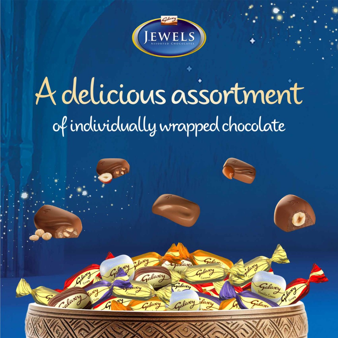 Galaxy Jewels Assortment Chocolate Tin 700g
