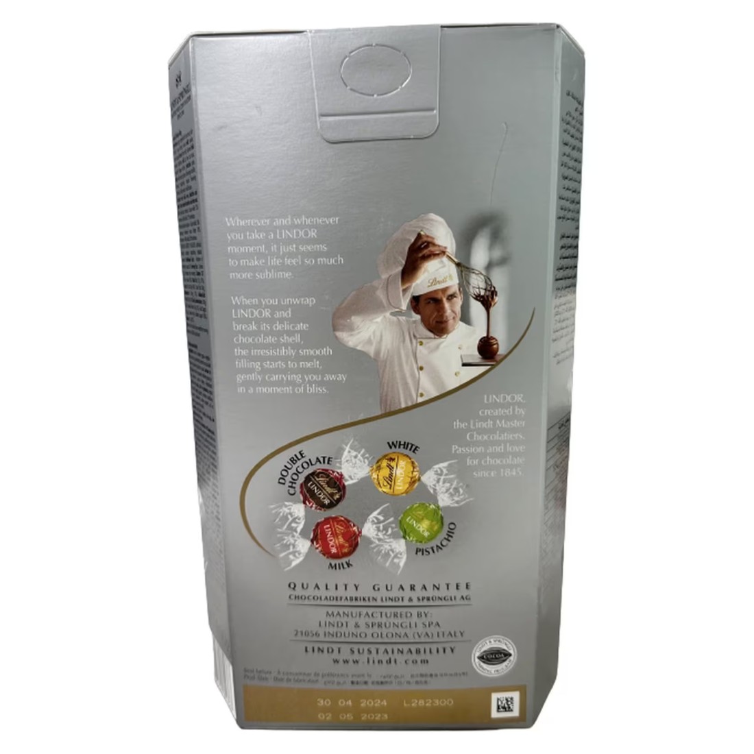 Lindt Lindor Silver Cornet Assorted Chocolate Truffles 200g