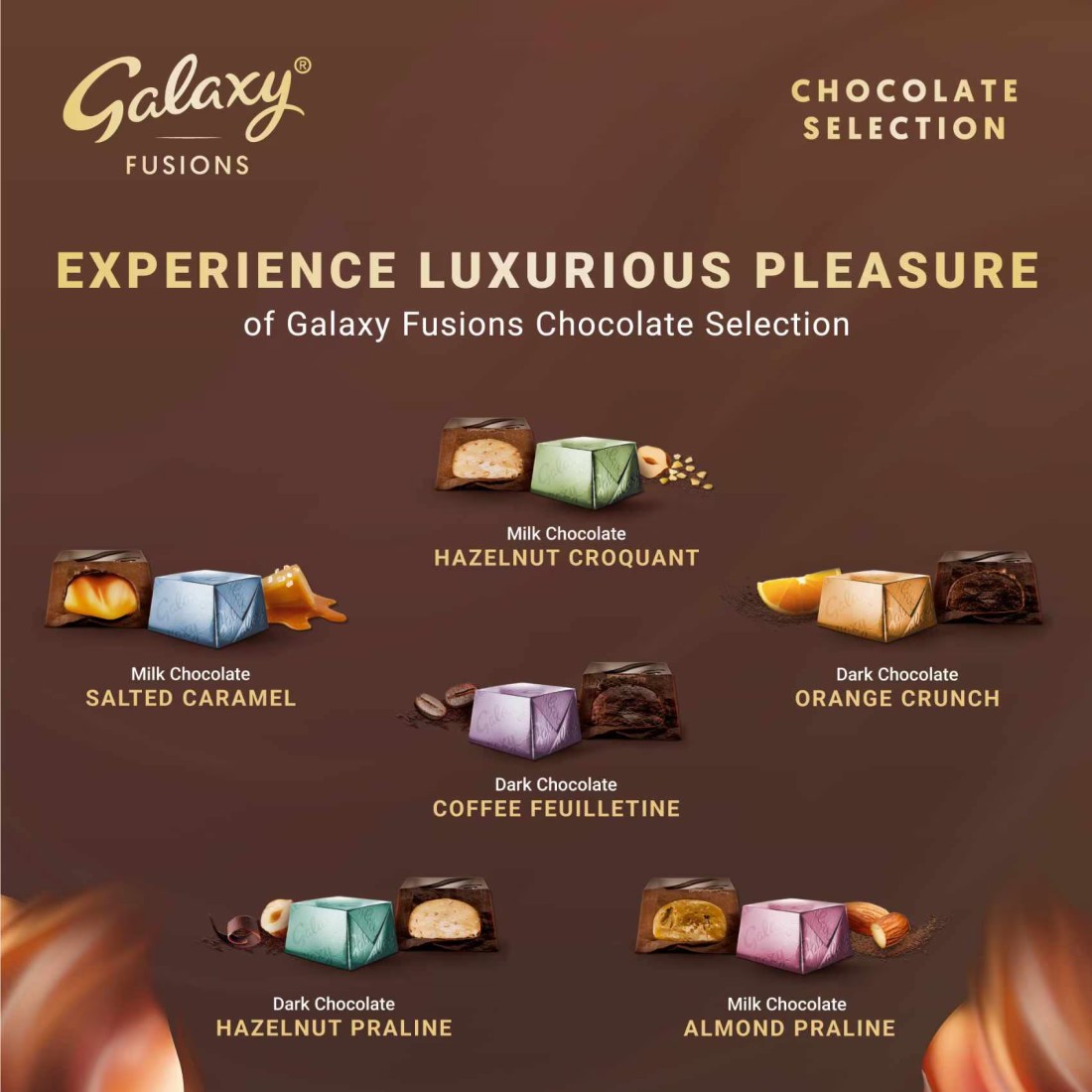 Galaxy Fusions Chocolate Selection 180.8g