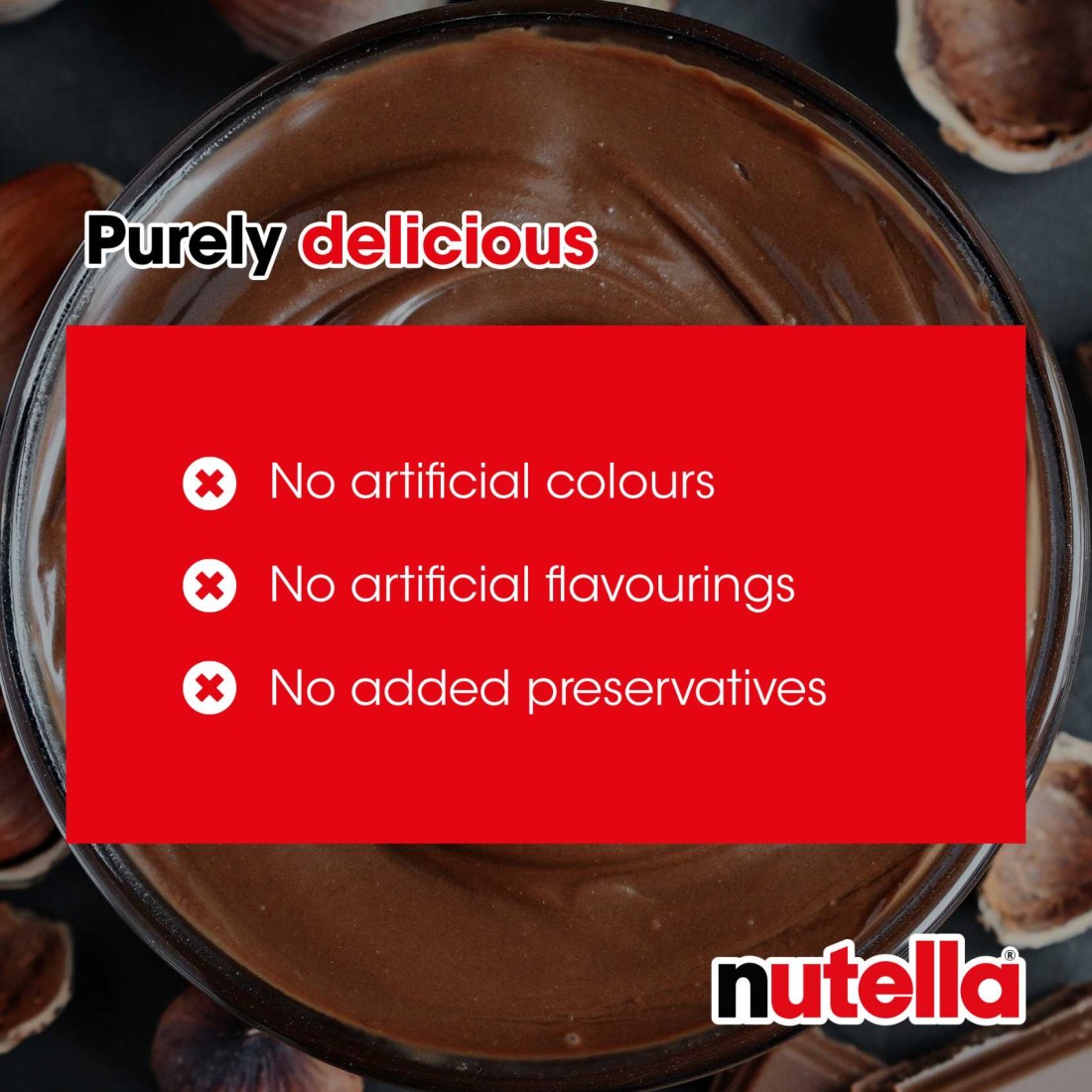 Nutella Hazelnut Chocolate Spread Jar 825g