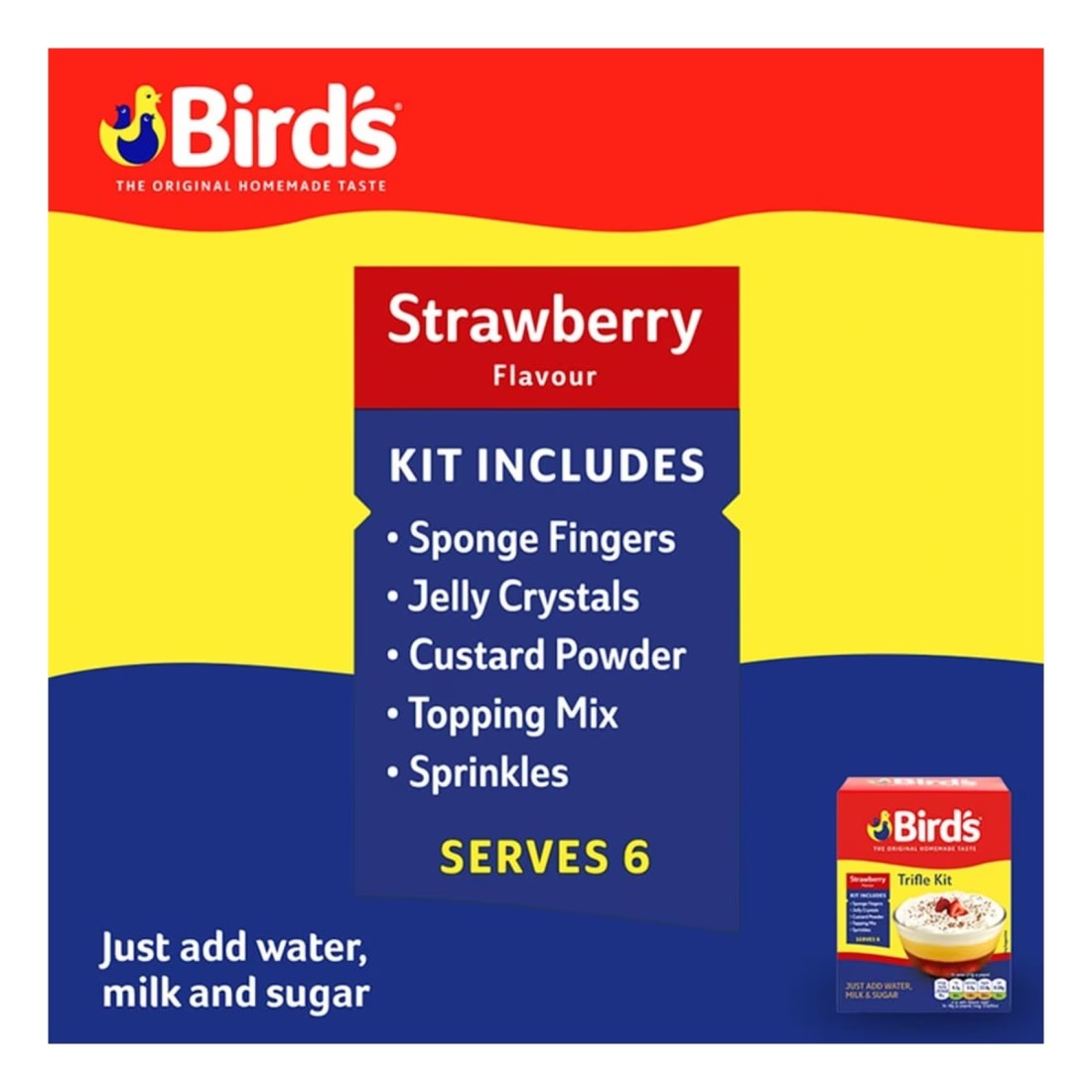 Bird&#39;s Strawberry Trifle Kit 141g