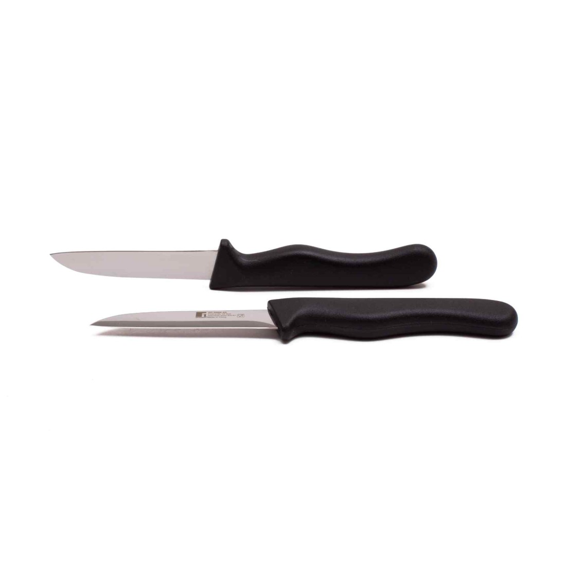 Bergner Stainless Steel 2Pieces Fruit Knife Set, Black Colour, BG39900BK