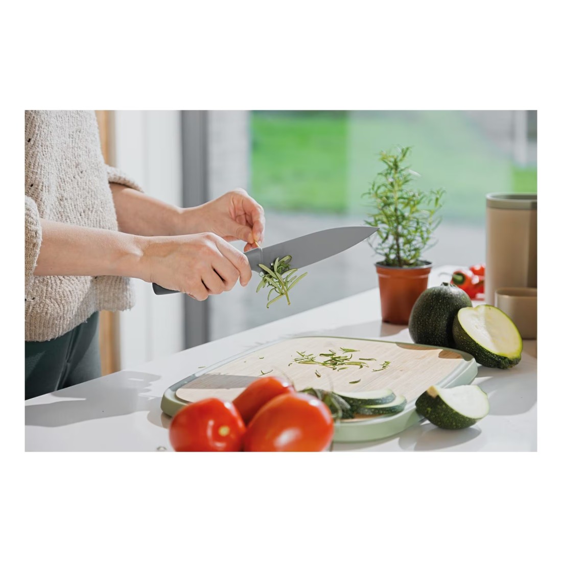 Berghoff Leo Balance Small Chef&#39;s Knife With Herb Stripper 14cm