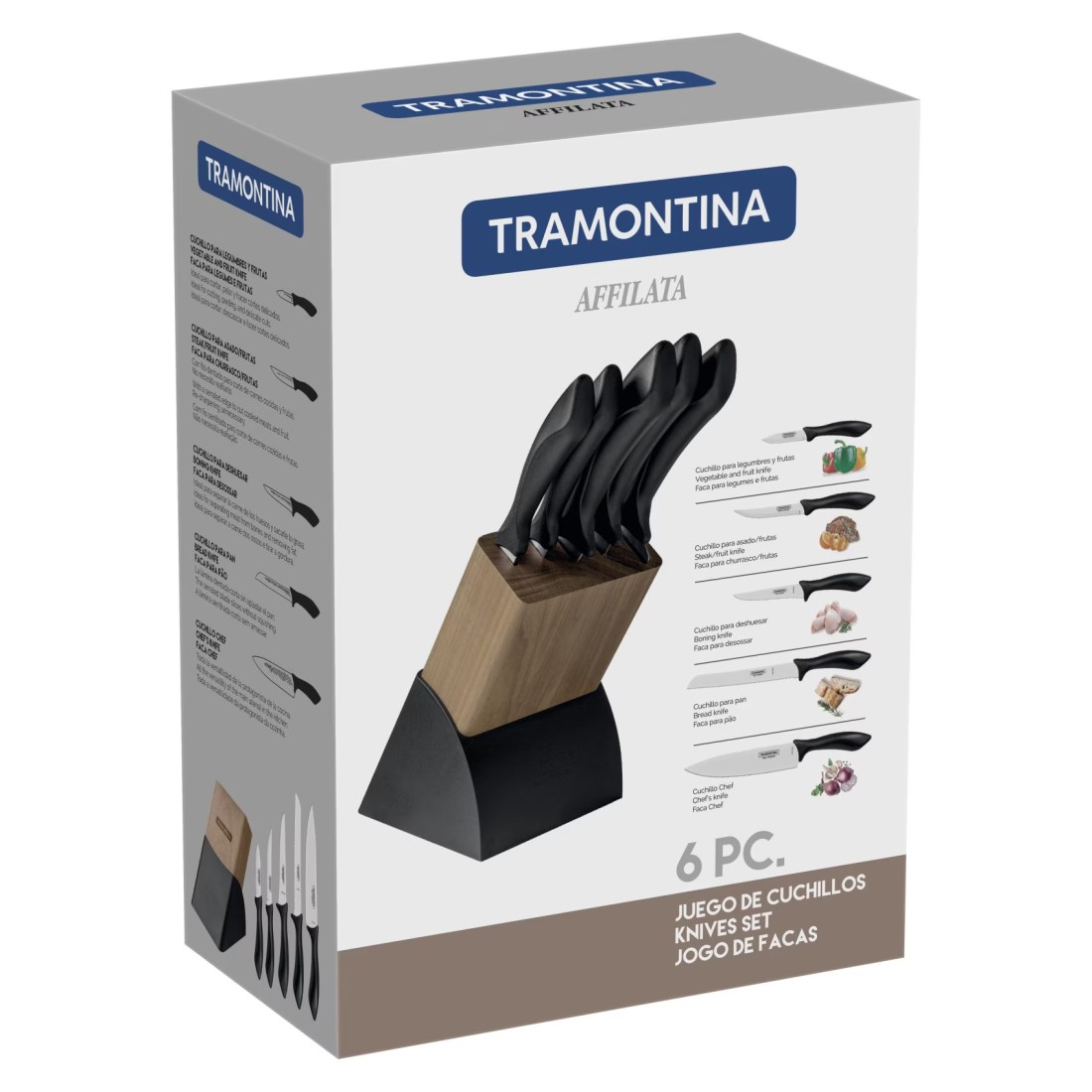 Tramontina Affilata Knives Set 6 PCS