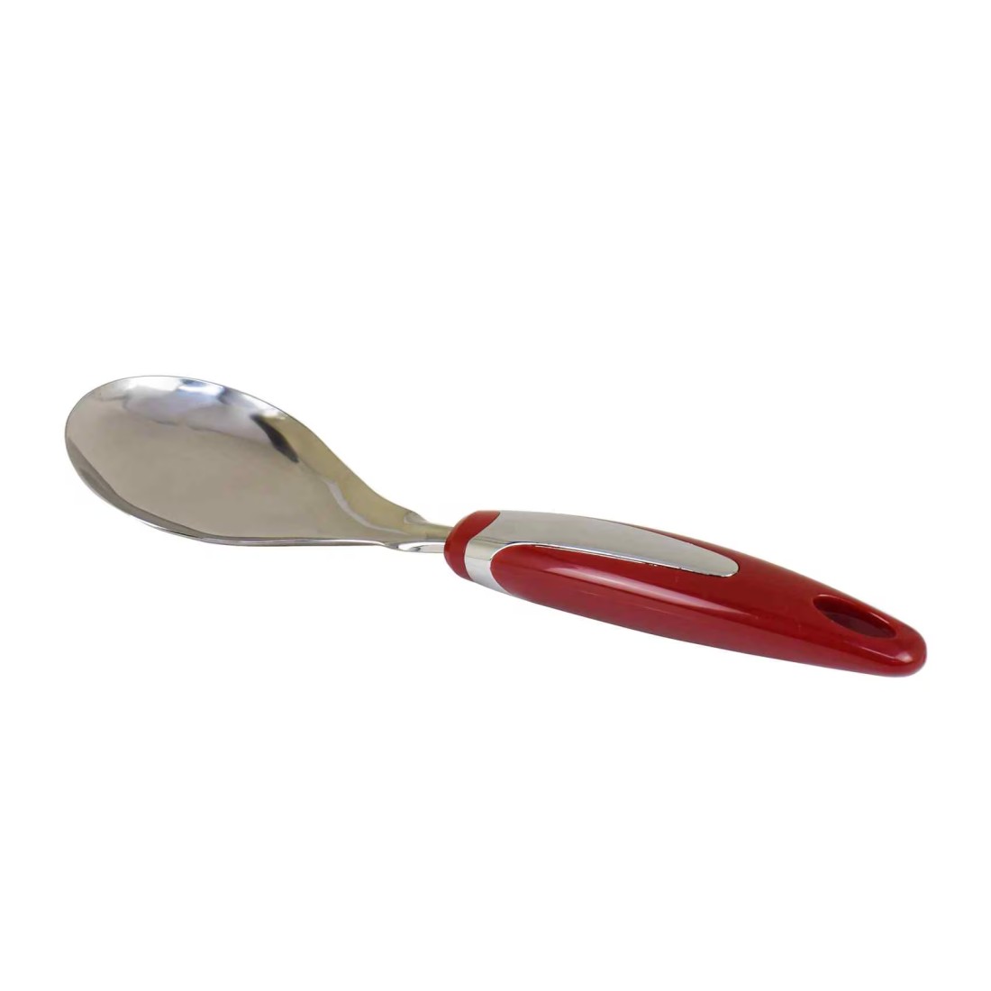 Ascot Rice Ladle Silver And Red