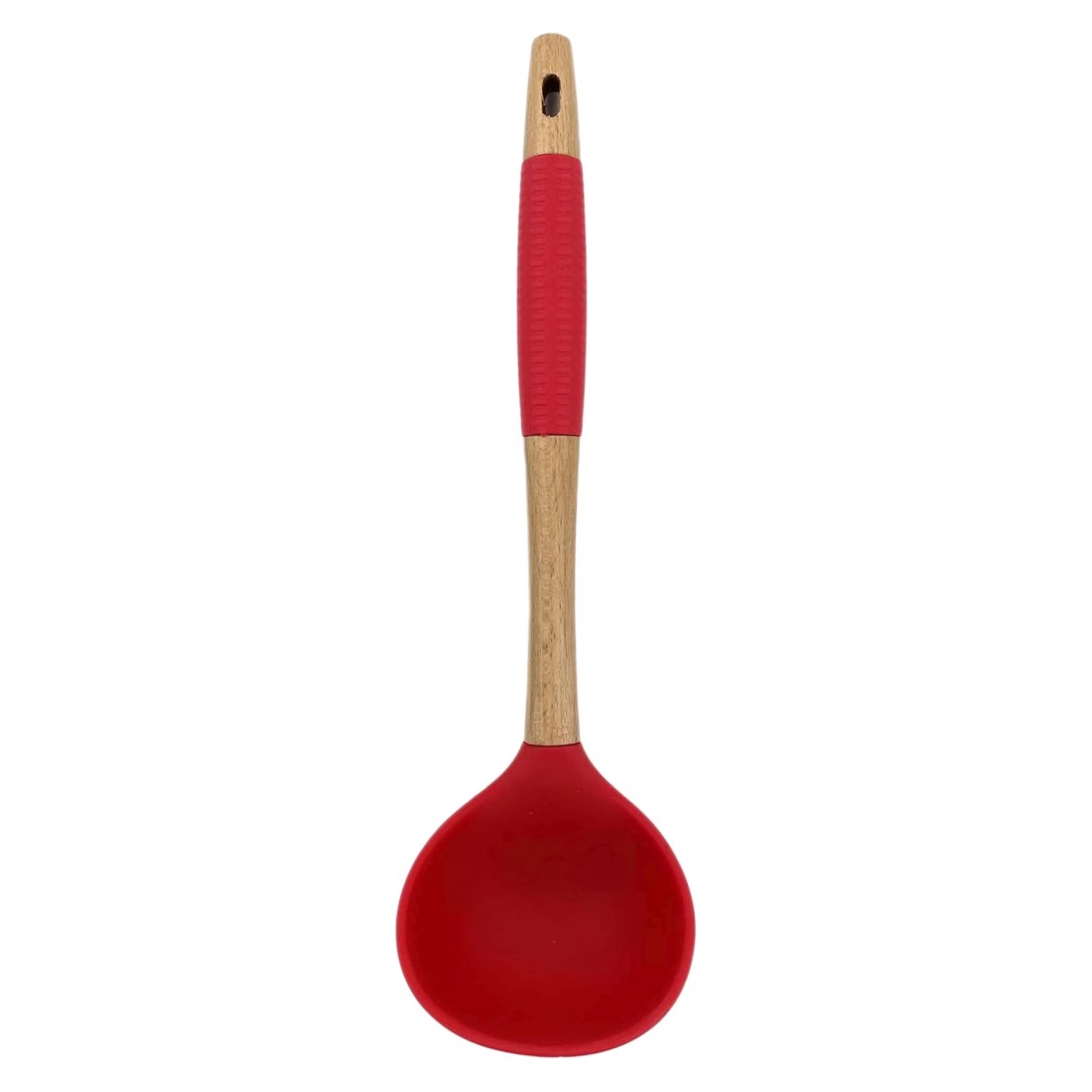 Home Pro Silicone Head Ladle Blue And Beige