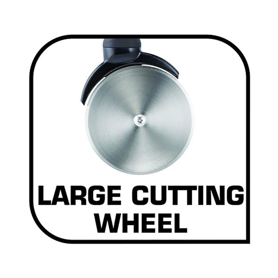 Tefal Comfort Pizza Cutter K1291114 Black And Silver