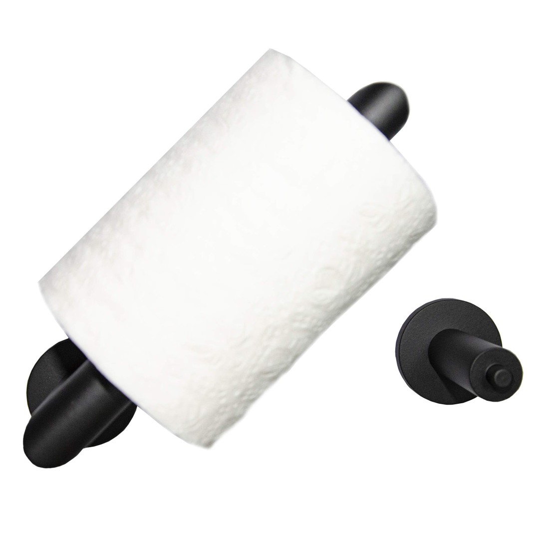 GINGER 4608PN Kubic DoublePost Toilet Paper Holder Polished Nickel