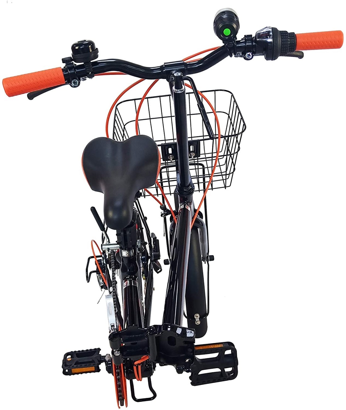 Mogoo Siafei 6 Speed Folding Bike 20 Inch Bicycle (Black)