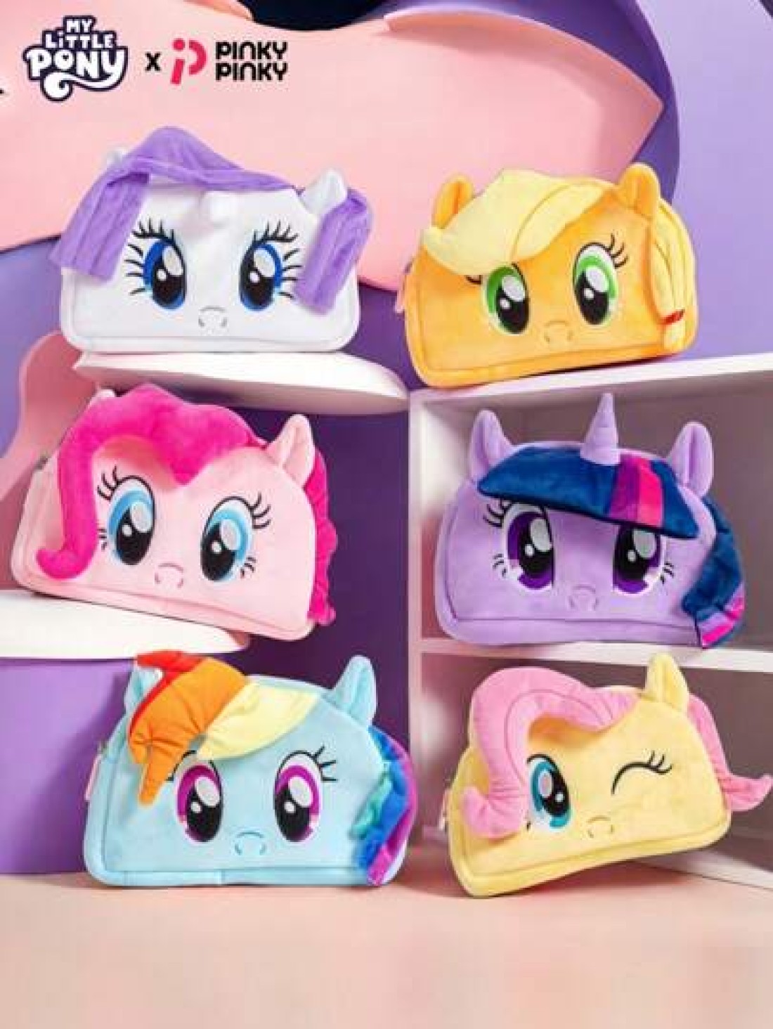 MY LITTLE PONY Women s Makeup Bag Zipper Foldable Lightweight Large Capacity Multifunctional Storage Bag For Outing Party Christmas Halloween Birthday Gift For Lady College Students White Collar Worke