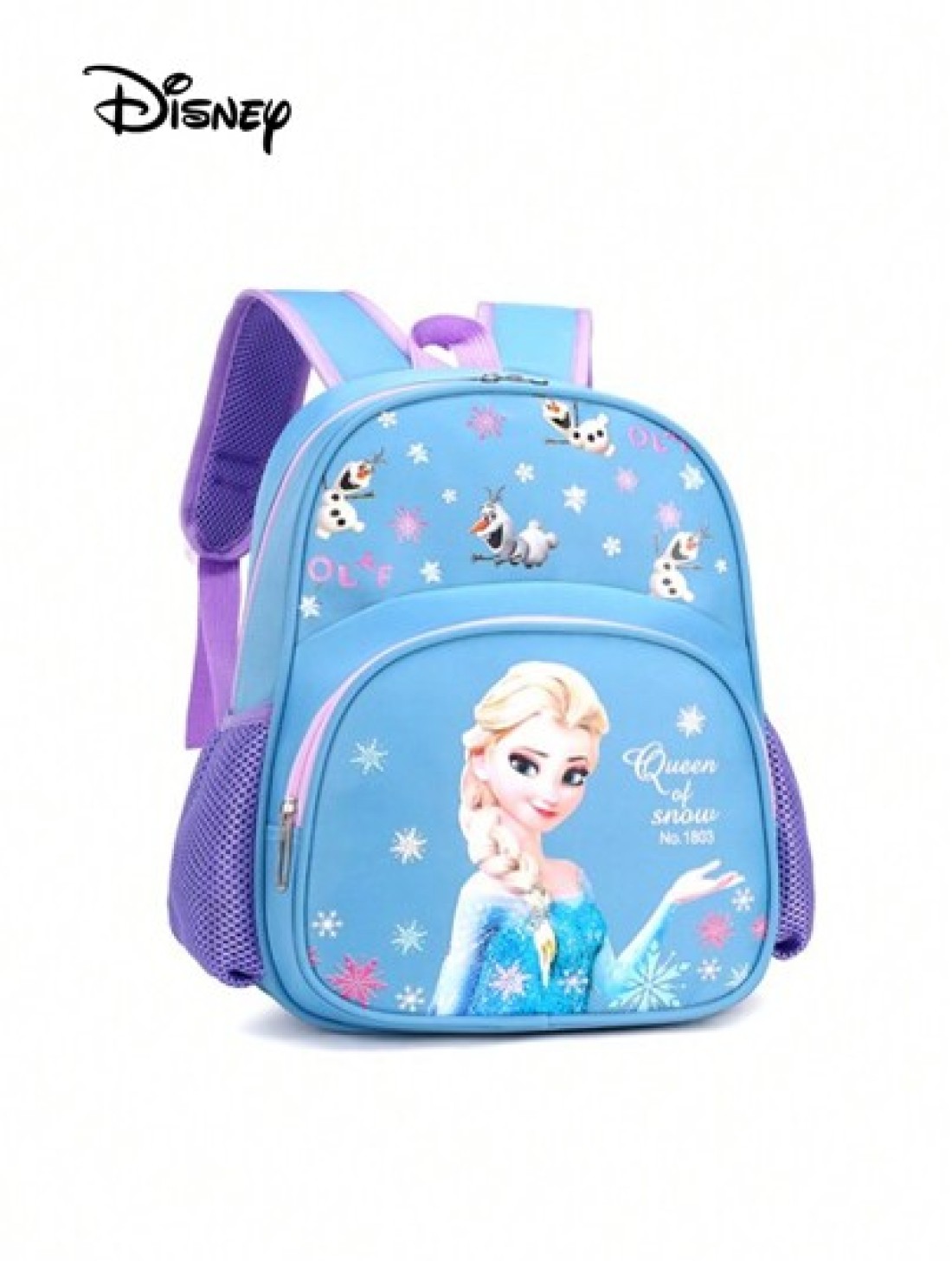 Disney Disney Princess Elsa Primary School Backpack Cute Cartoon Tote Bag Lightweight Backpack Cartoon Anime School Bag
