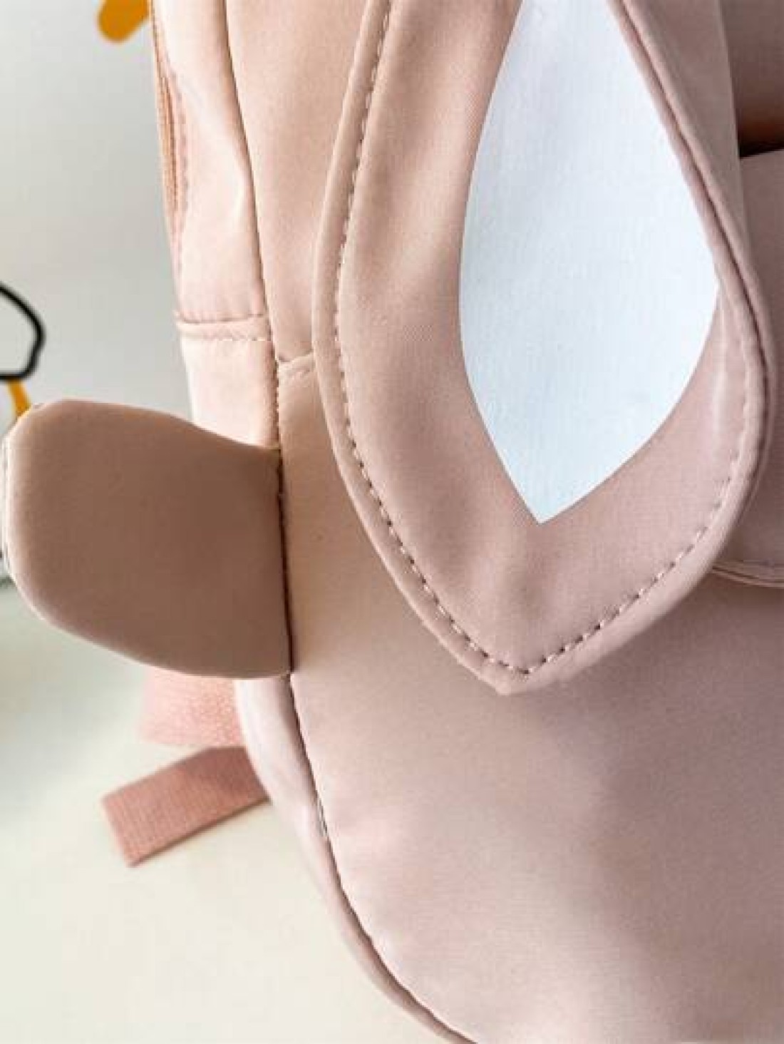 1pc Cartoon Rabbit Design Girls Zipper Closure Small Backpack