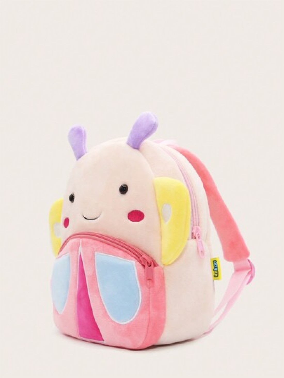 1pc Cartoon Animal Pattern Plush Backpack Suitable For 2 4 Years Old Boys Girls Lion Giraffe Unicorn Design